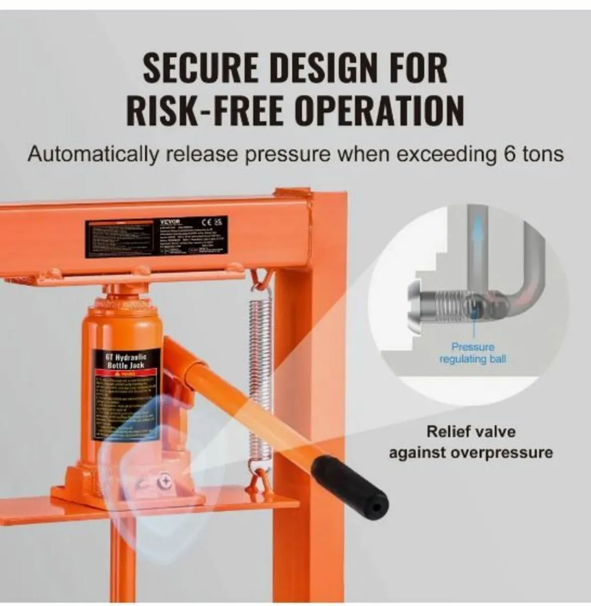 Hydraulic Shop Press 6 Ton - Image 3