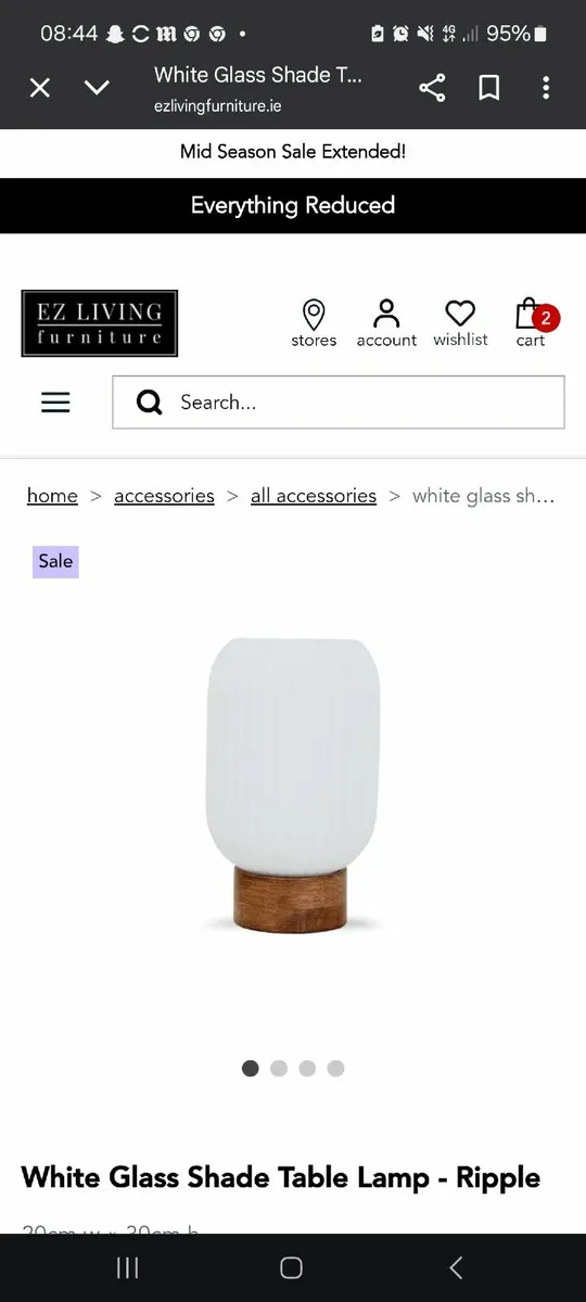 Bedside table lamps - Image 1