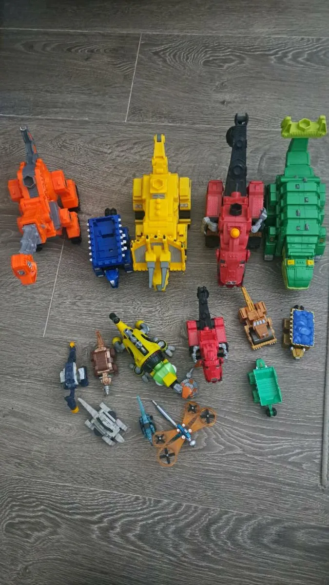 Large Bundle of Dinotrux Toys - Image 1