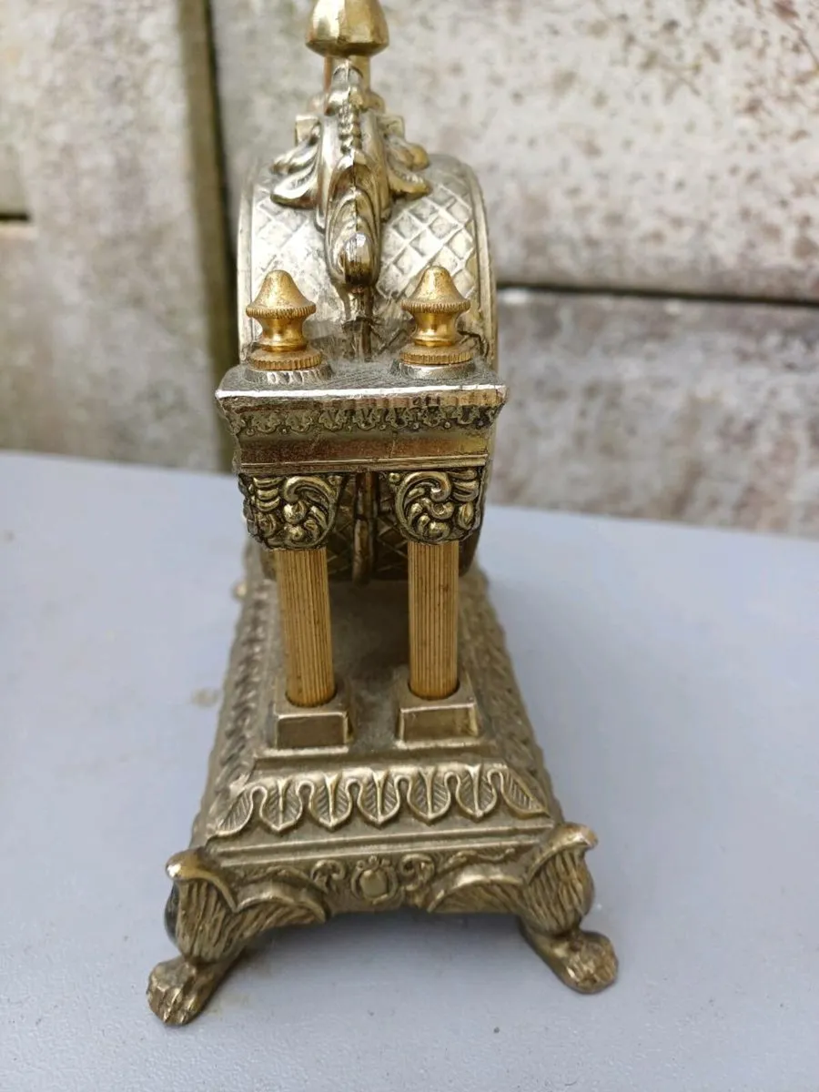 1940/50s Brass Alarm Clock - Image 4