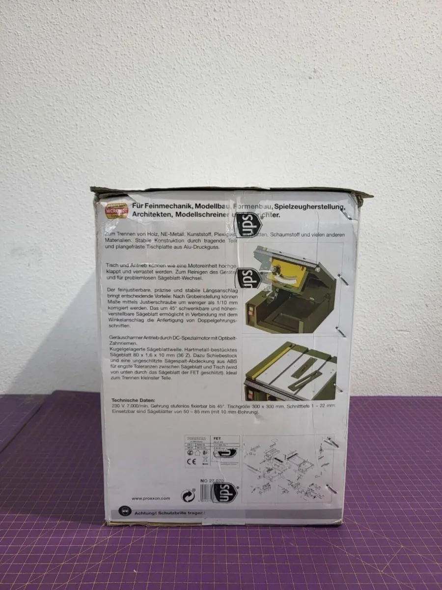 Proxxon FET precision table saw - Image 3