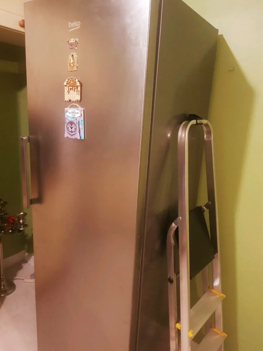 Big tall Beko fridge 1 year old - Image 1