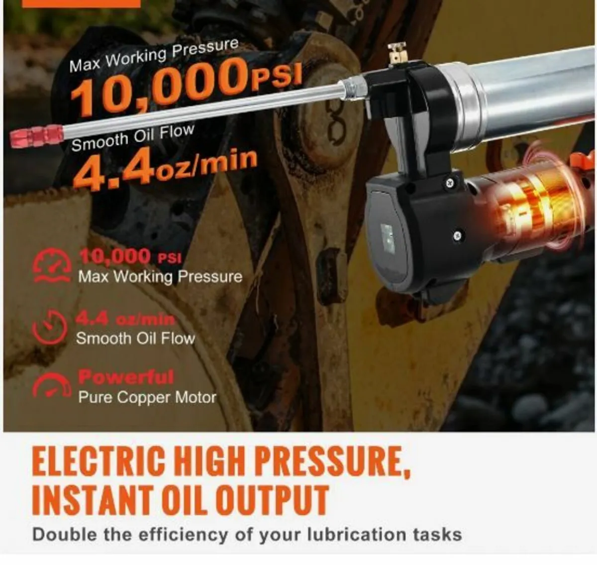Cordless Grease Gun Electric 20 Volt - Image 2
