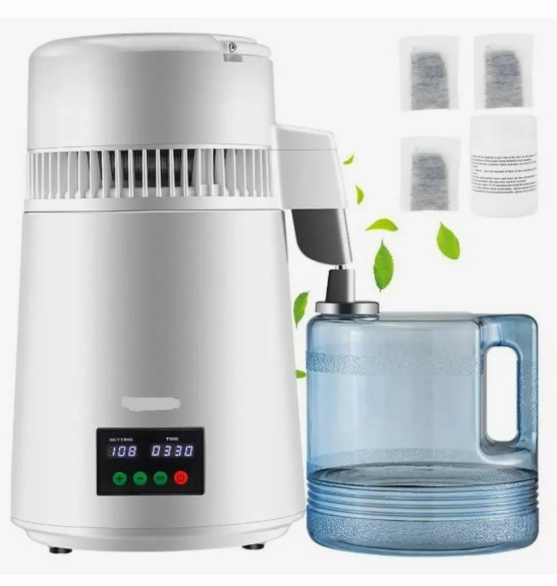 4L Water Distiller 1L/H Distilled Water - Image 1