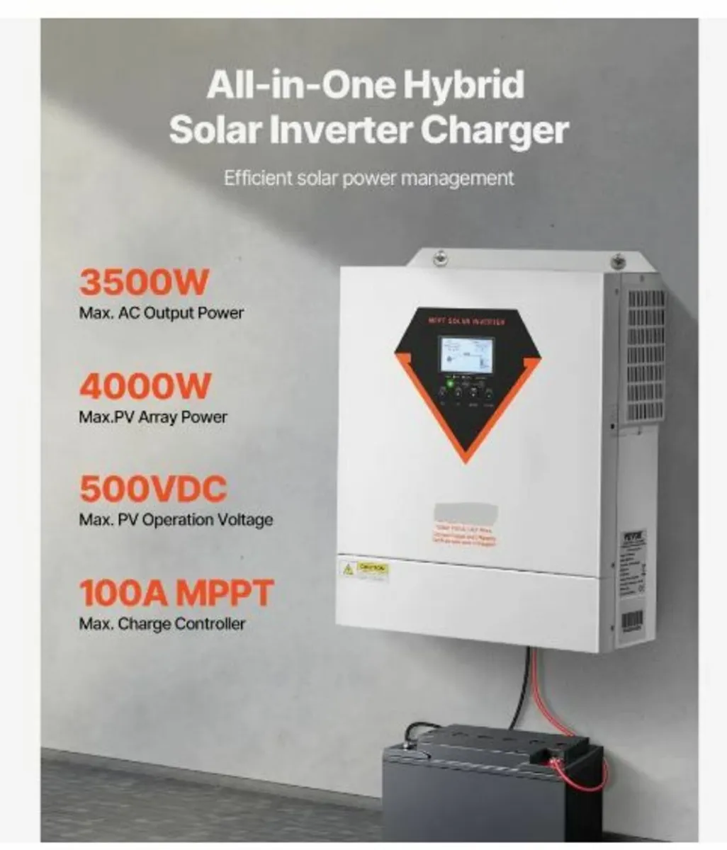 Hybrid Solar Inverter Charger 3500W - Image 2