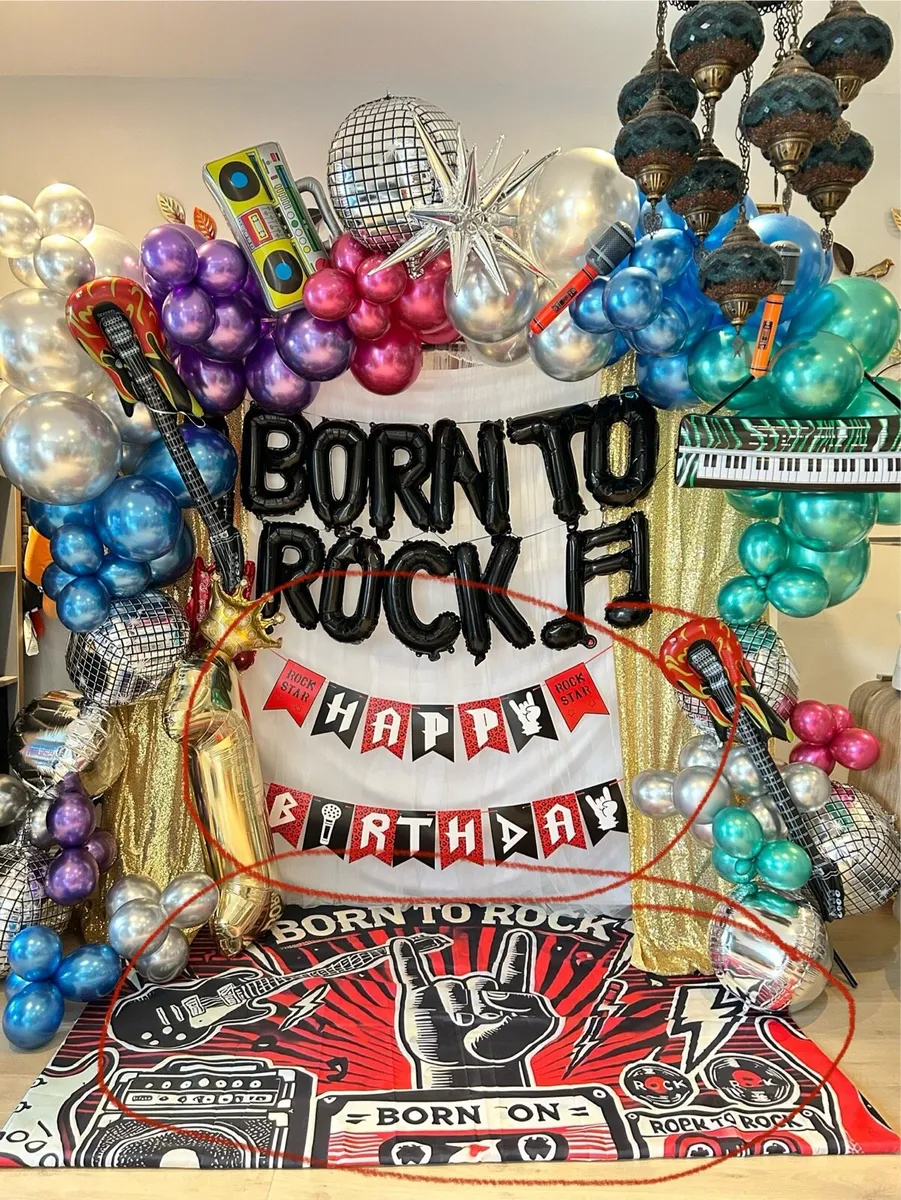 Rock and Roll Birthday Decorations - Image 2