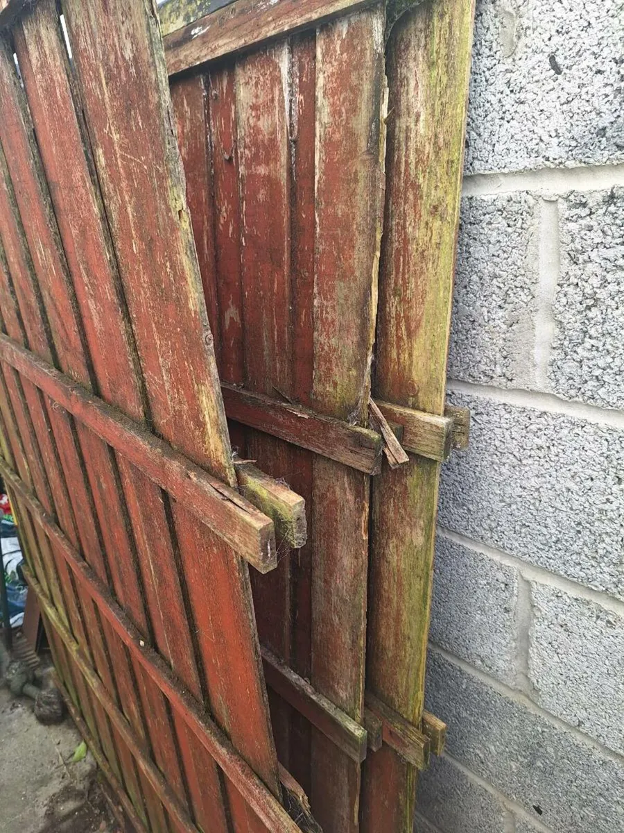 Free to take away.Old Garden fence timber panels - Image 3