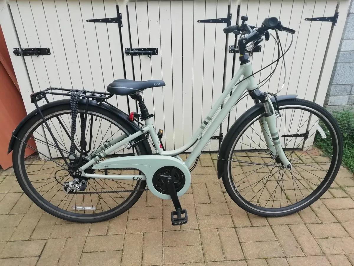 Women's Liv Flourish FS XS Hybrid Bike - Image 4