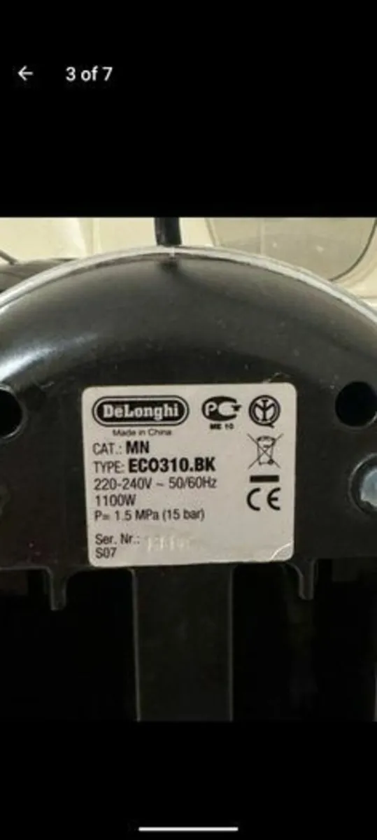 DeLonghi Icona Micalite ECO310.BK Coffee Machine - Image 3
