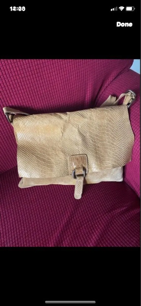 Leather Shoulder Bag - Image 1