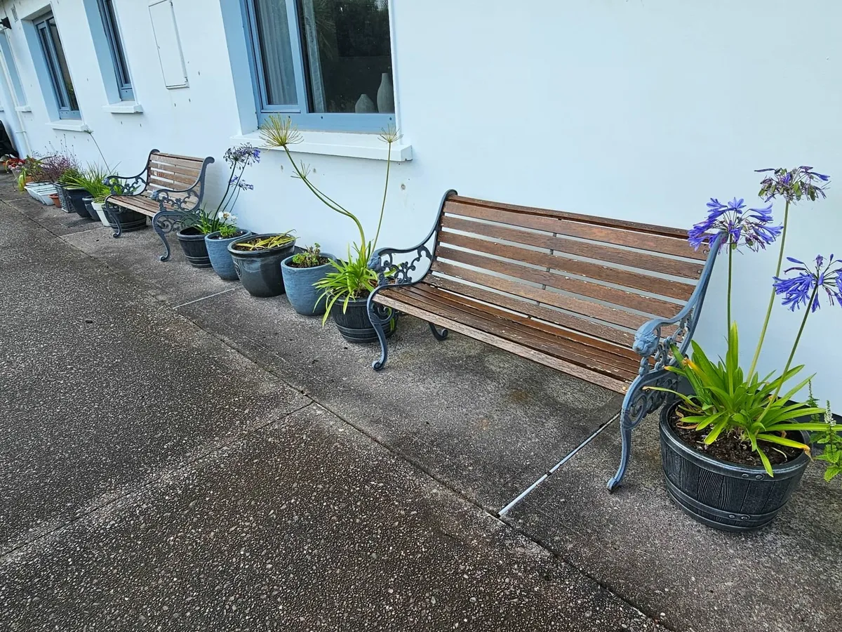 2 Garden benches - Image 2