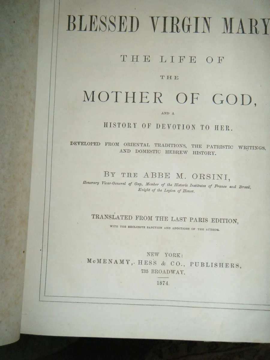 BOOK - Blessed Virgin Mary - Image 2
