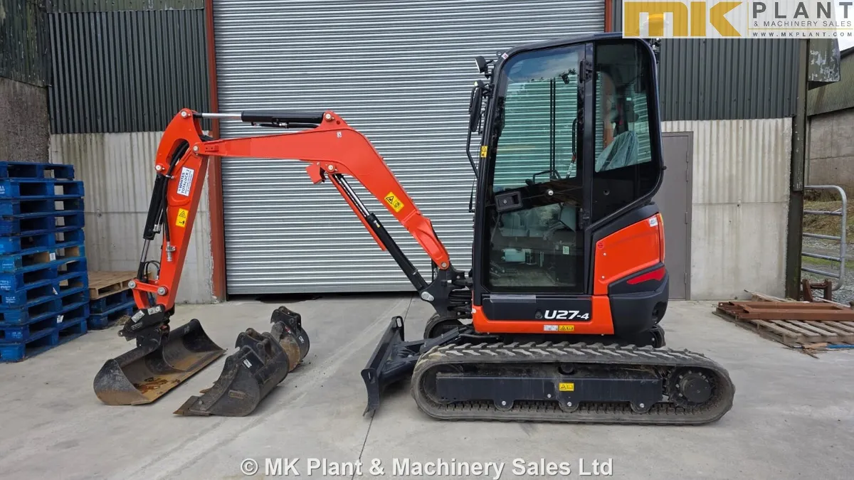 Kubota U27-4 (only 80 hours!!!!!) - Image 2