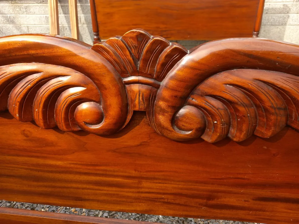 King size mahogany bed - Image 2