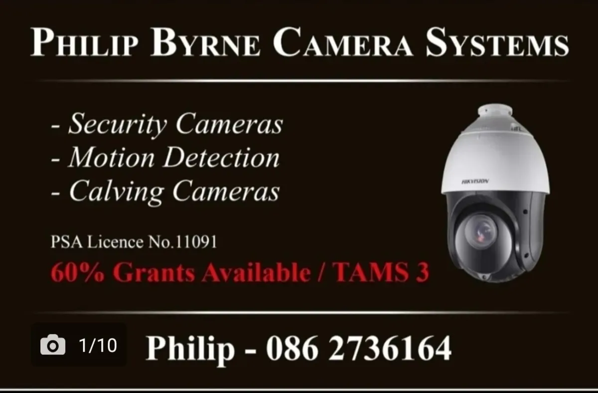 Calving & Security Cameras installation service - Image 1