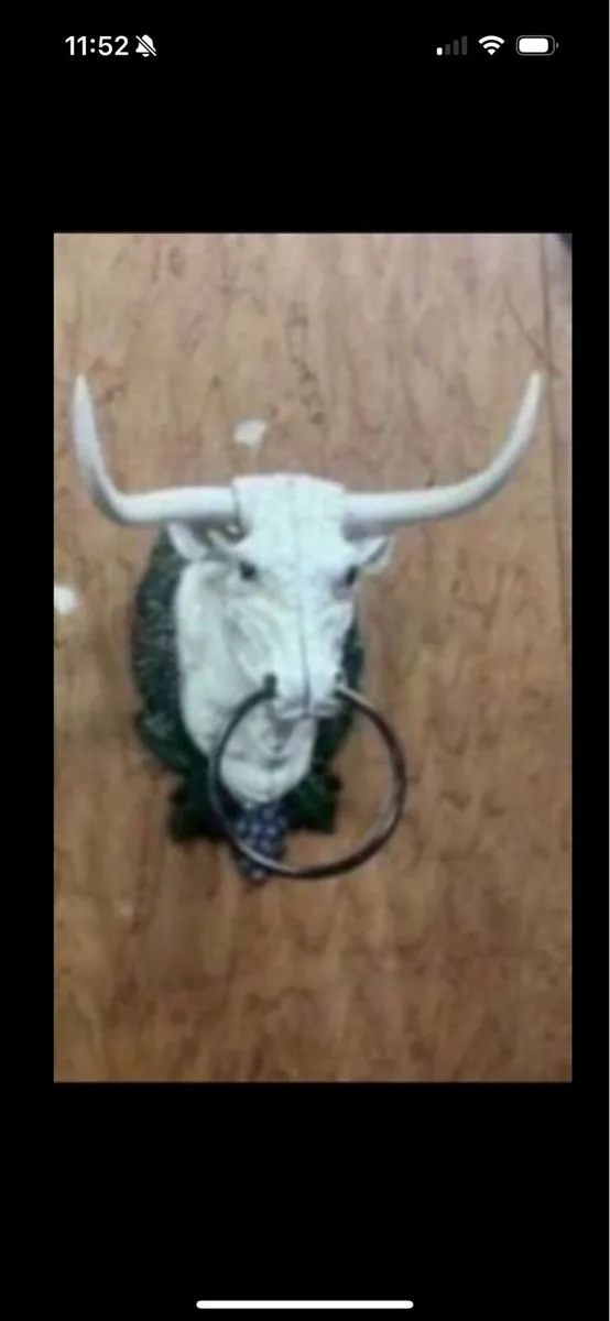 Bull door knocker - Image 2
