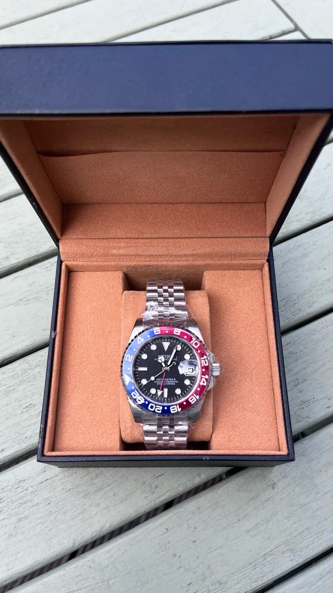 Seiko Mod Watch Pepsi style 40mm Automatic - Image 1