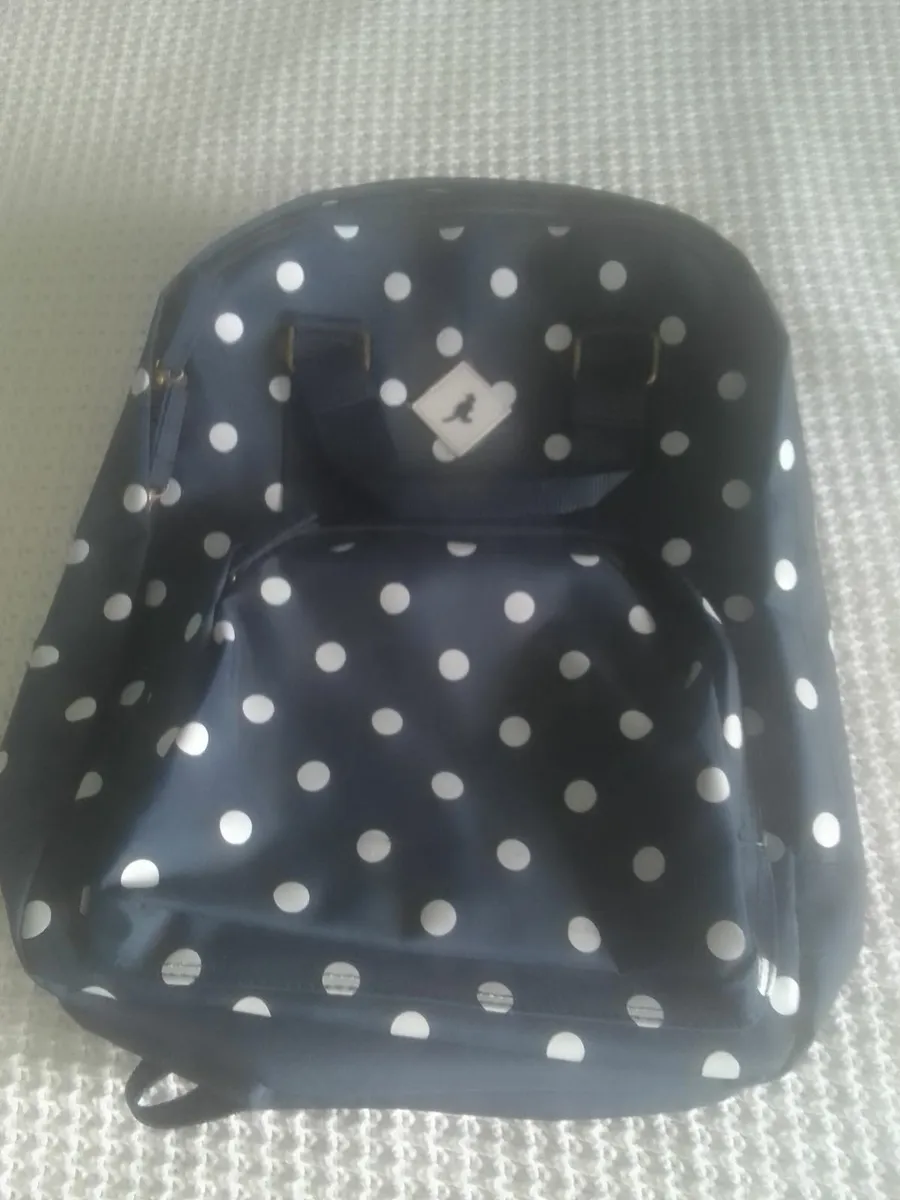 KANGOL NAVY and WHITE TRAVEL BACKPACK as NEW - Image 1