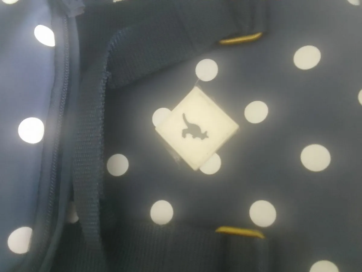 KANGOL NAVY and WHITE TRAVEL BACKPACK as NEW - Image 3