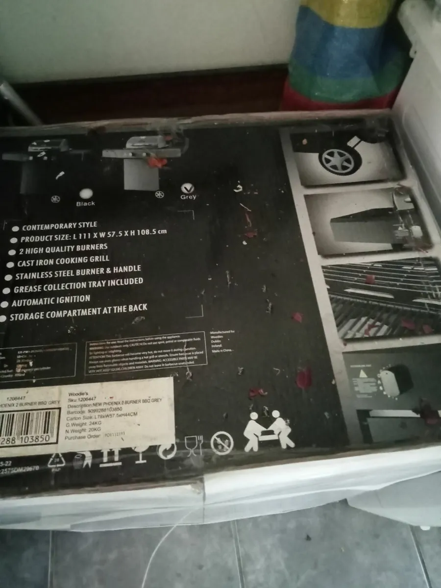Gas 2burner BBQ