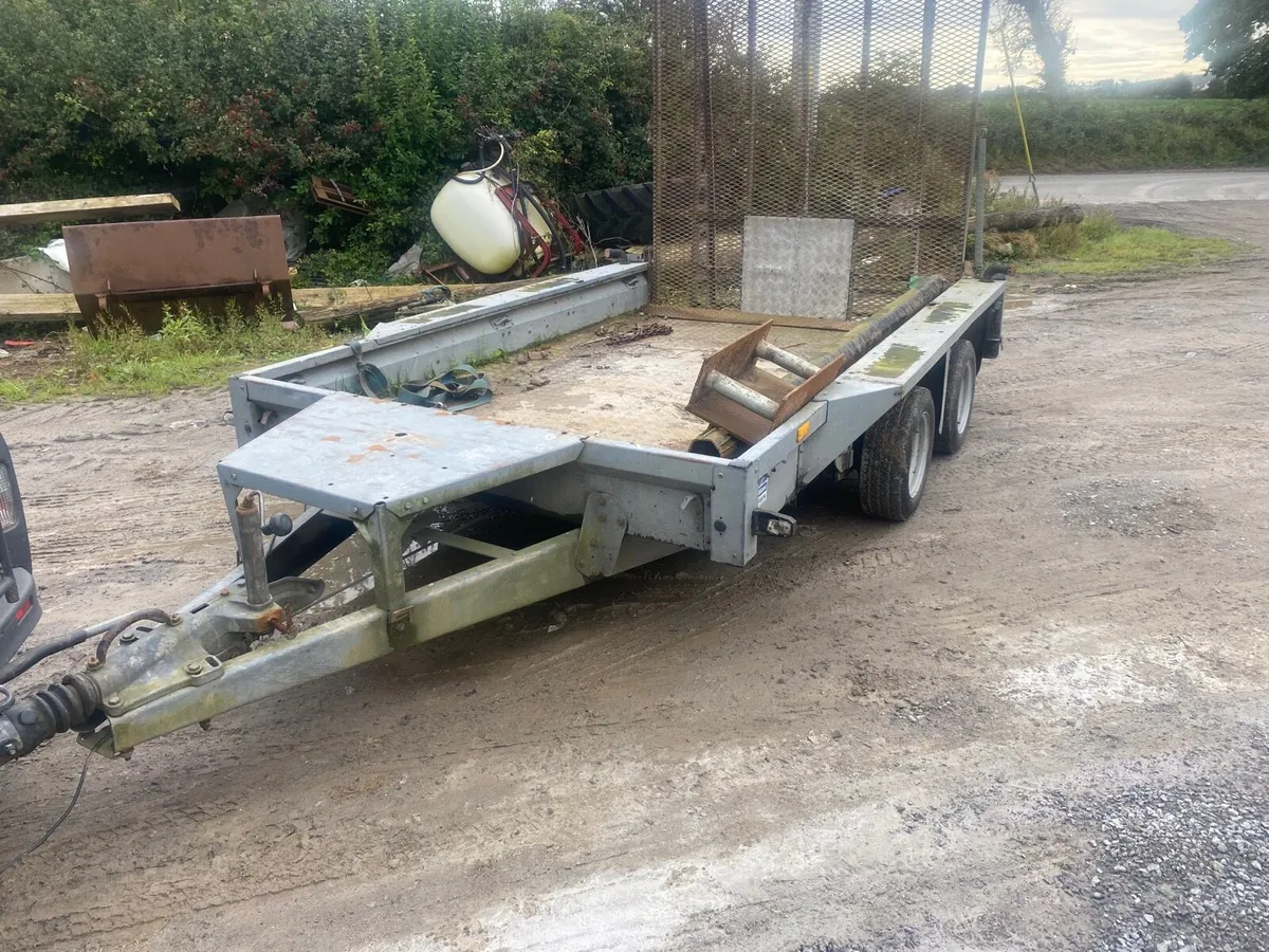 Ifor williams plant trailer - Image 1