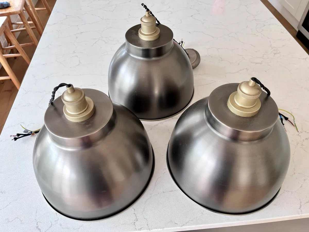 Three Large Ceiling pendant lights - Image 2