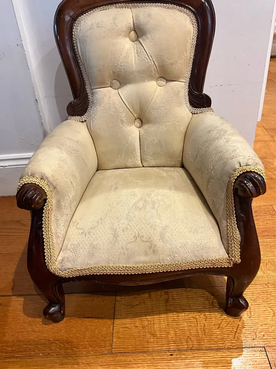 Antique Victorian Miniature Sample Chair - Image 3