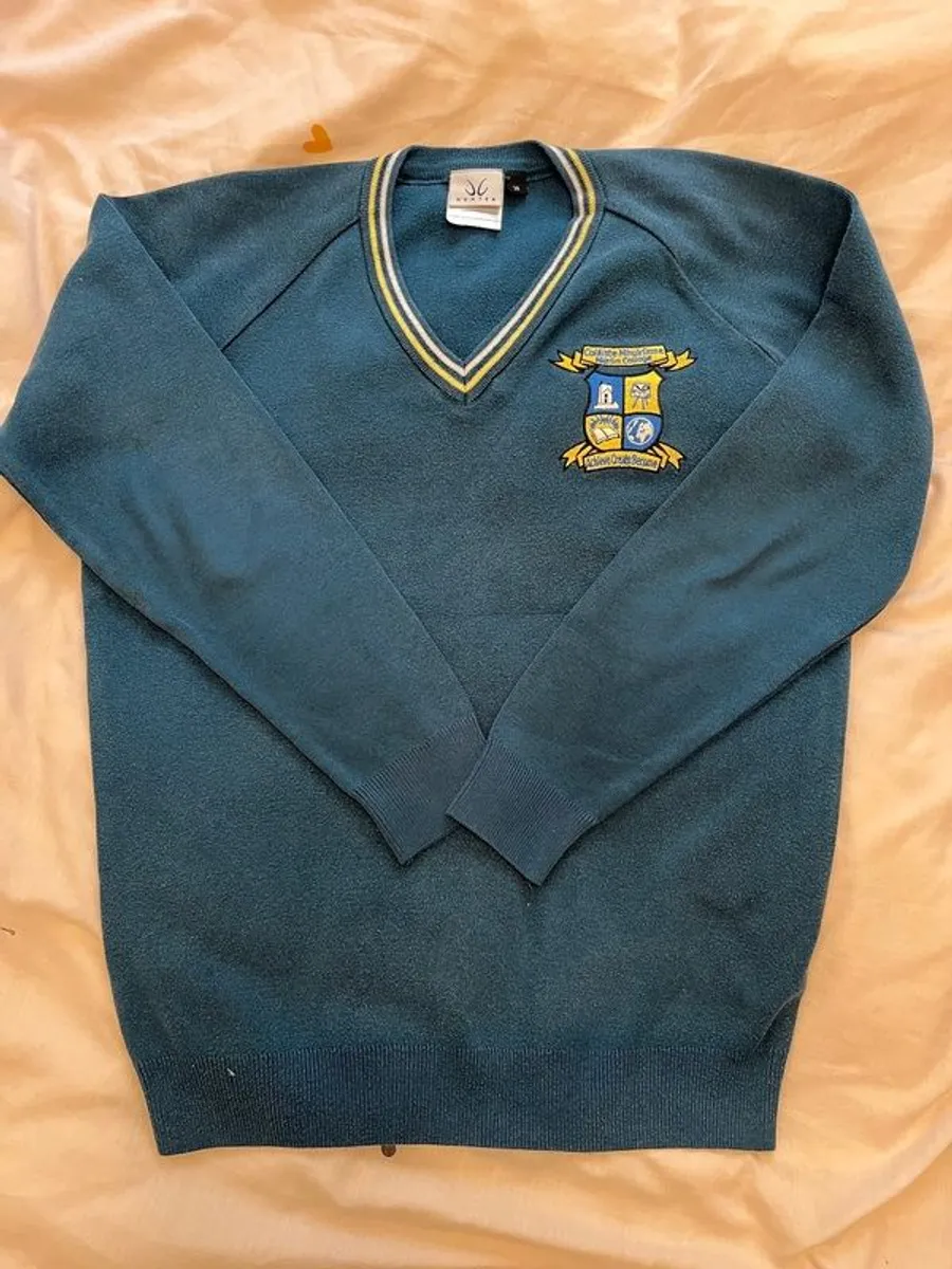 Merlin College school jumper, 1/4 zip top and tie - Image 4