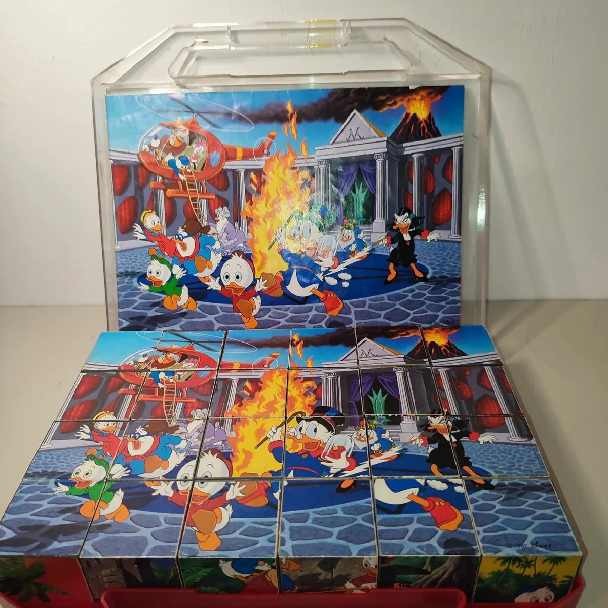 Vintage Duck Tales Disney Block Puzzle Clementoni - Image 1