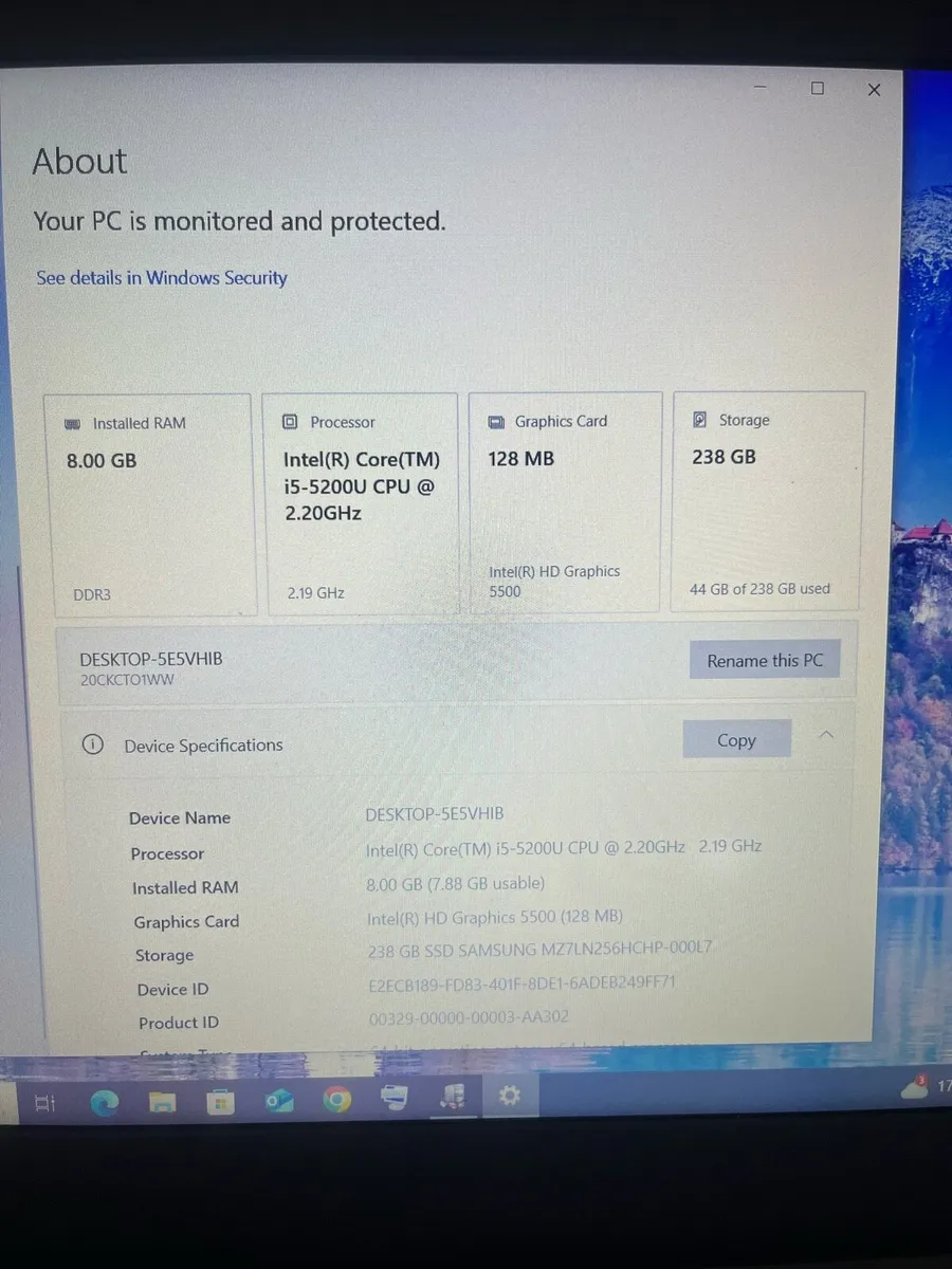 Lenovo T550 laptop - Image 4