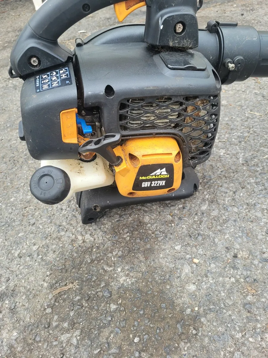 Mcculloch garden blower running well - Image 2