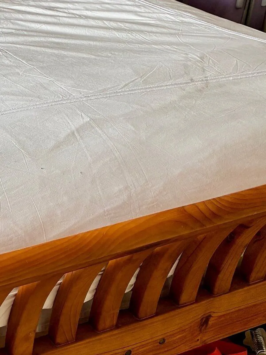 King size Wooden Sleigh Bed frame - Image 3
