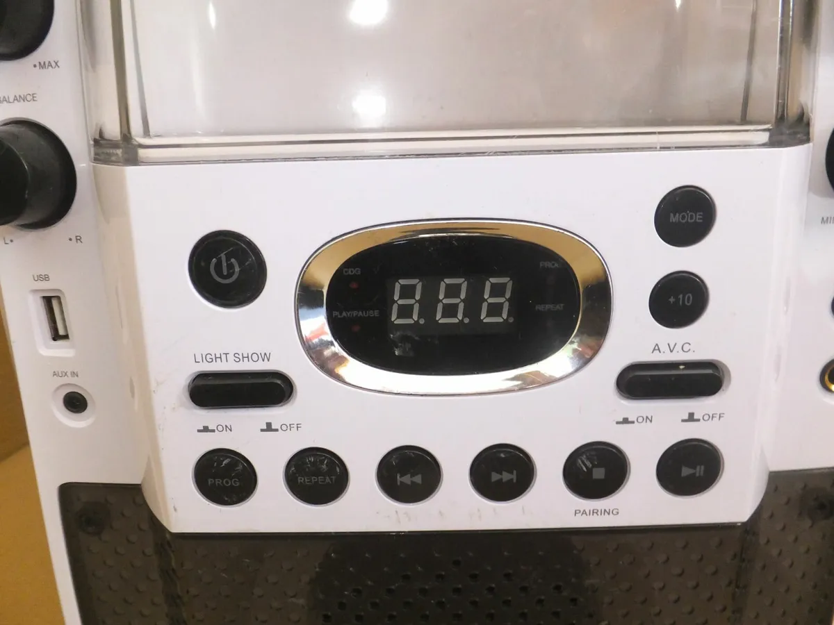 Bluetooth, USB, CD, line in , with water LED light - Image 2