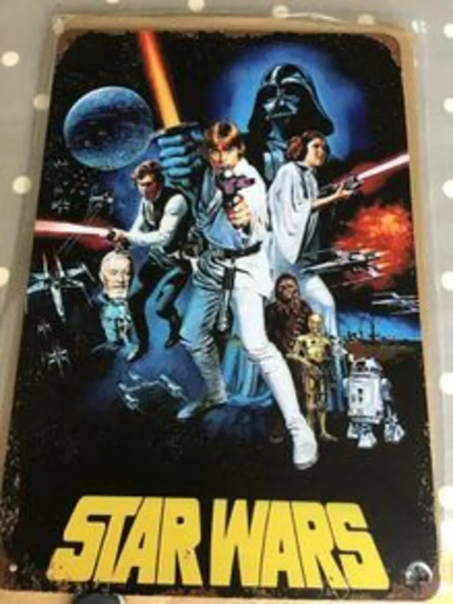Star Wars Metal Wall Plaque