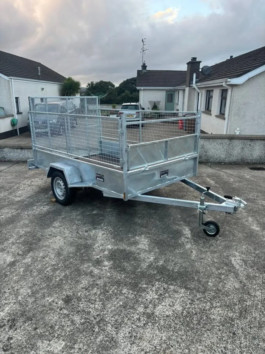 Car Trailer - 8 x 5 - Galvanised - Image 1
