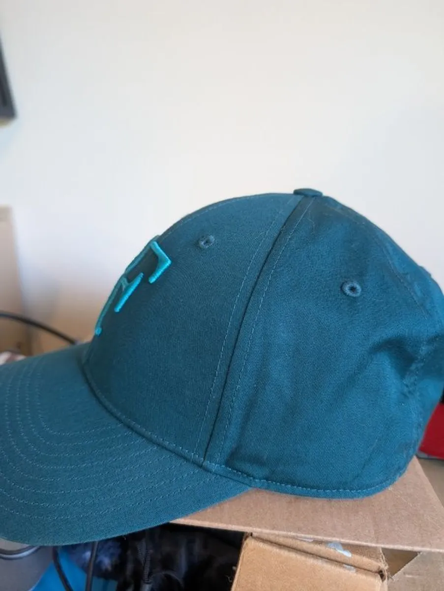 Roger Federer Uniqlo Tennis Cap Hat Green / Teal one size - Image 3