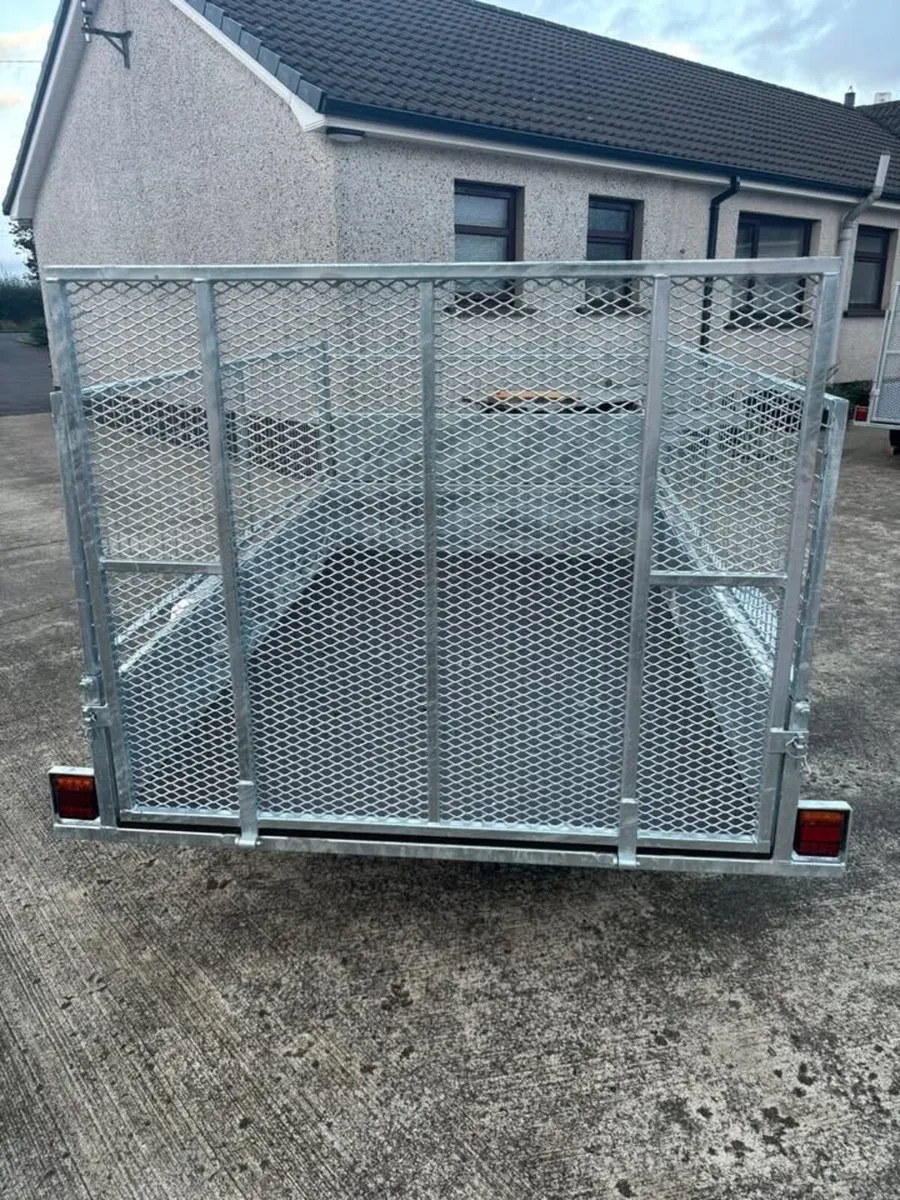 Car Trailer - 8 x 5 - Galvanised - Image 4