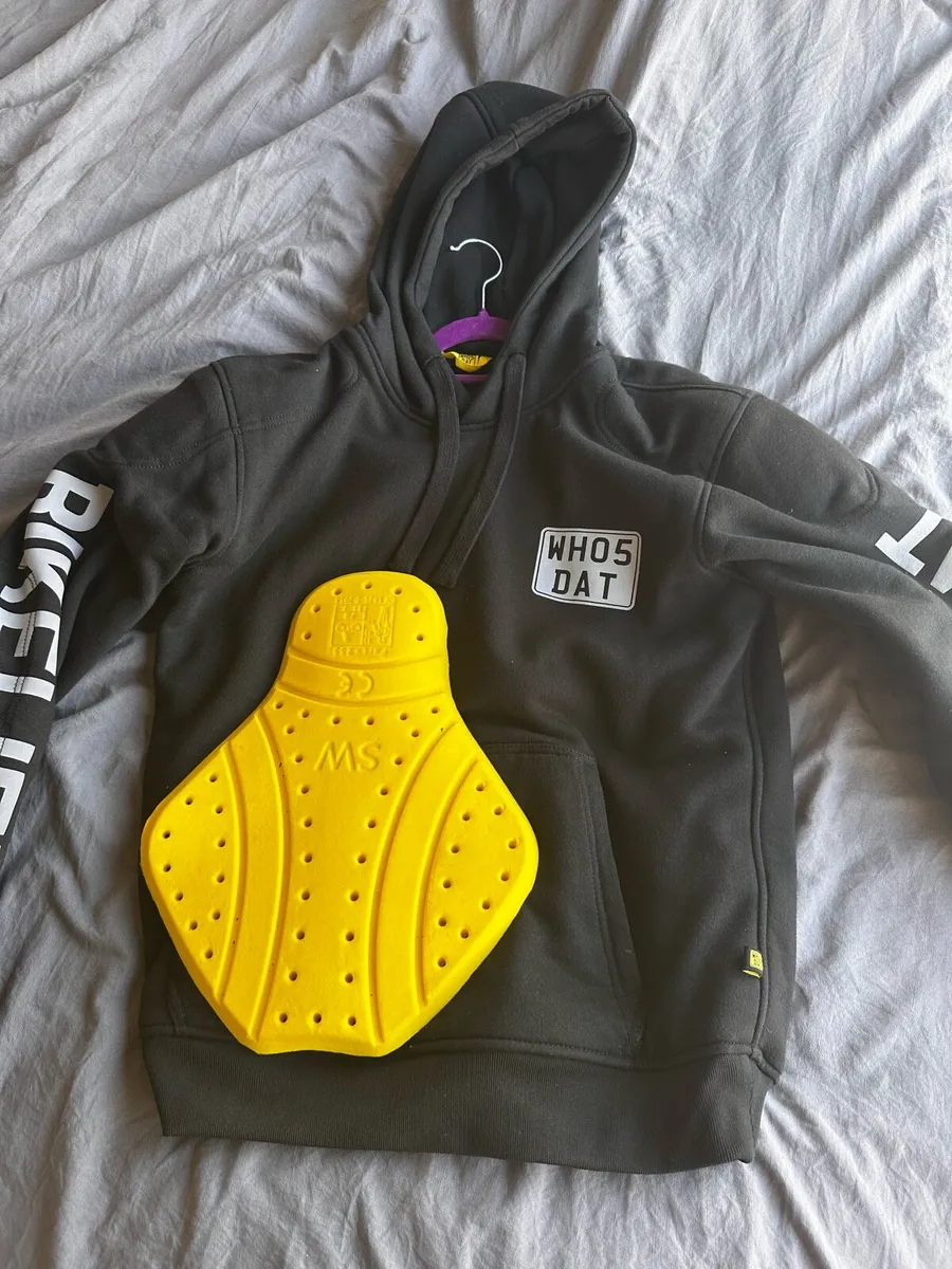 WH05DAT armoured motorcycle hoodie - S - Image 3