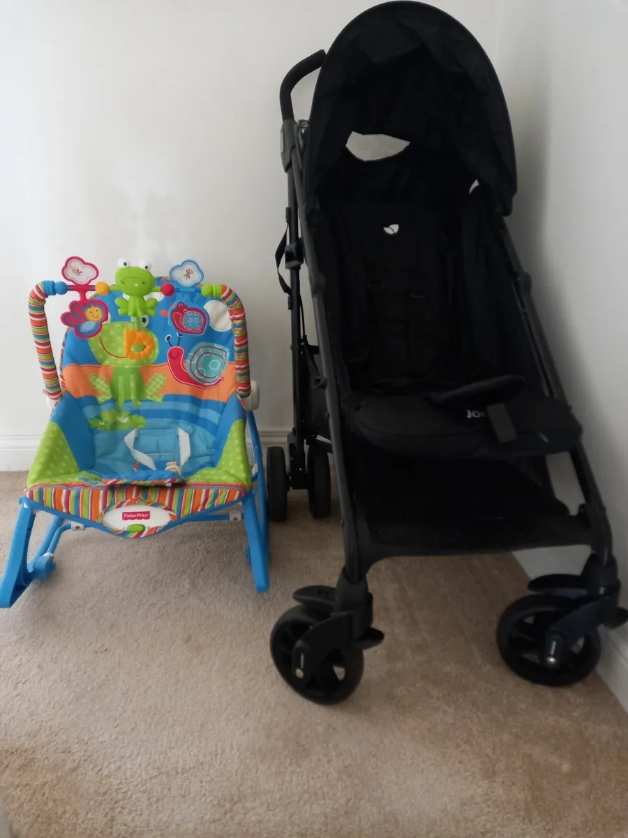 Buggy &high chair& bouncer - Image 1