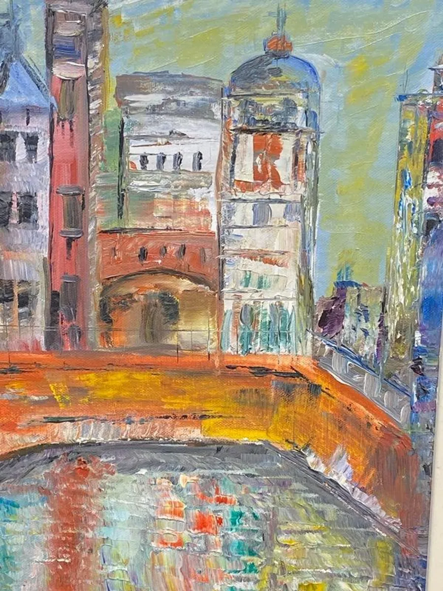picture Oil on board framed signed Paul O Brien - Image 2
