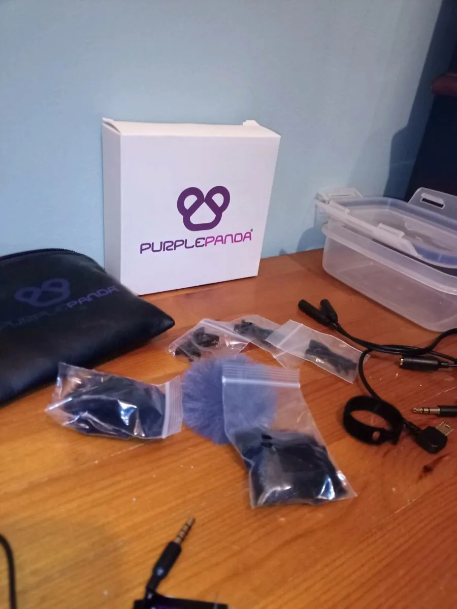 Microphone set - Purple Panda x 3 - Image 1