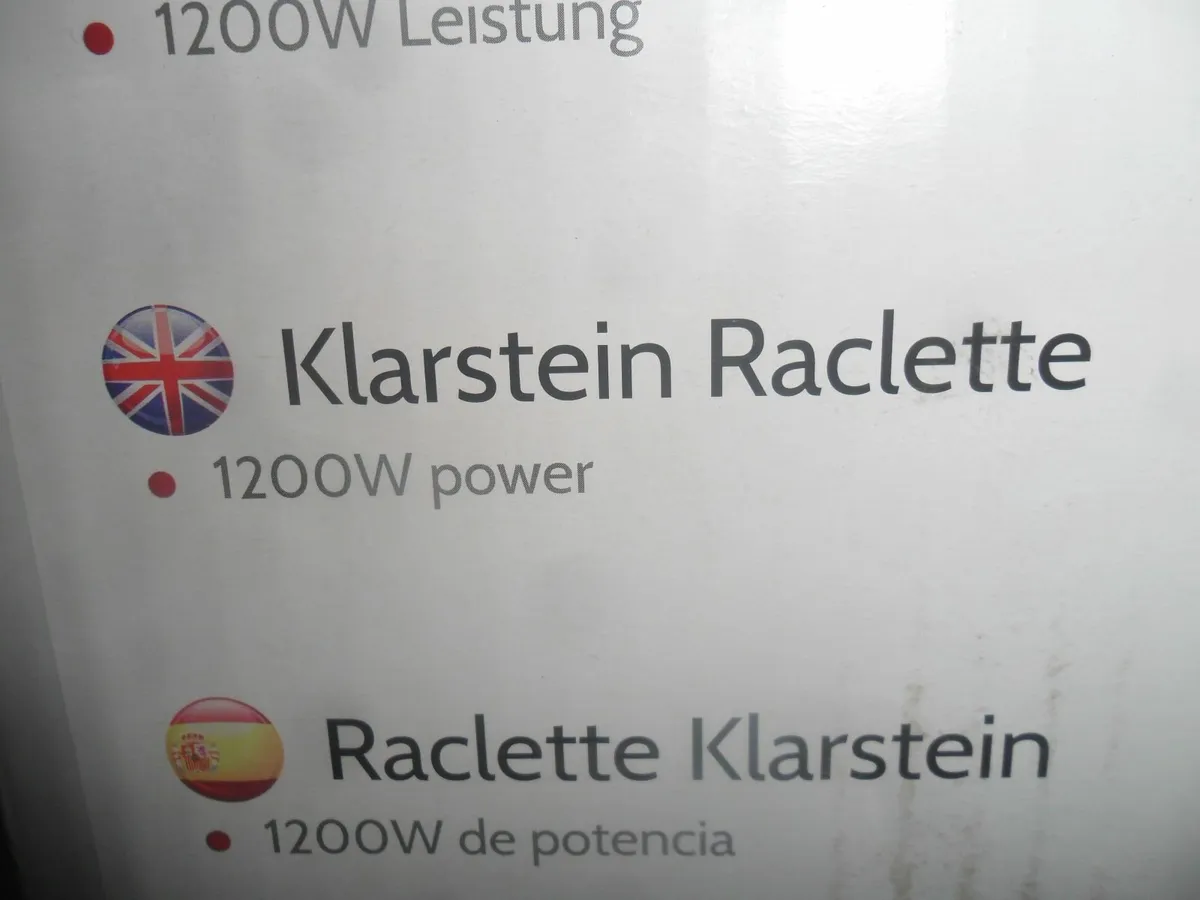raclette grill with natural stone - Image 4