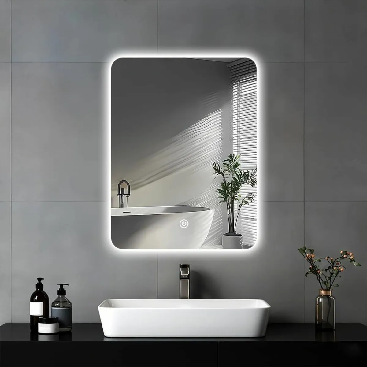 45 x 60cm LED Vanity Mirror - Image 1