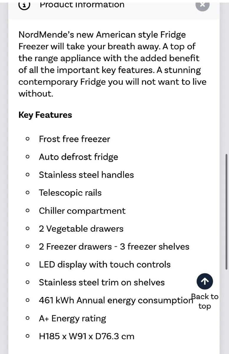 Double fridge freezer - Image 3