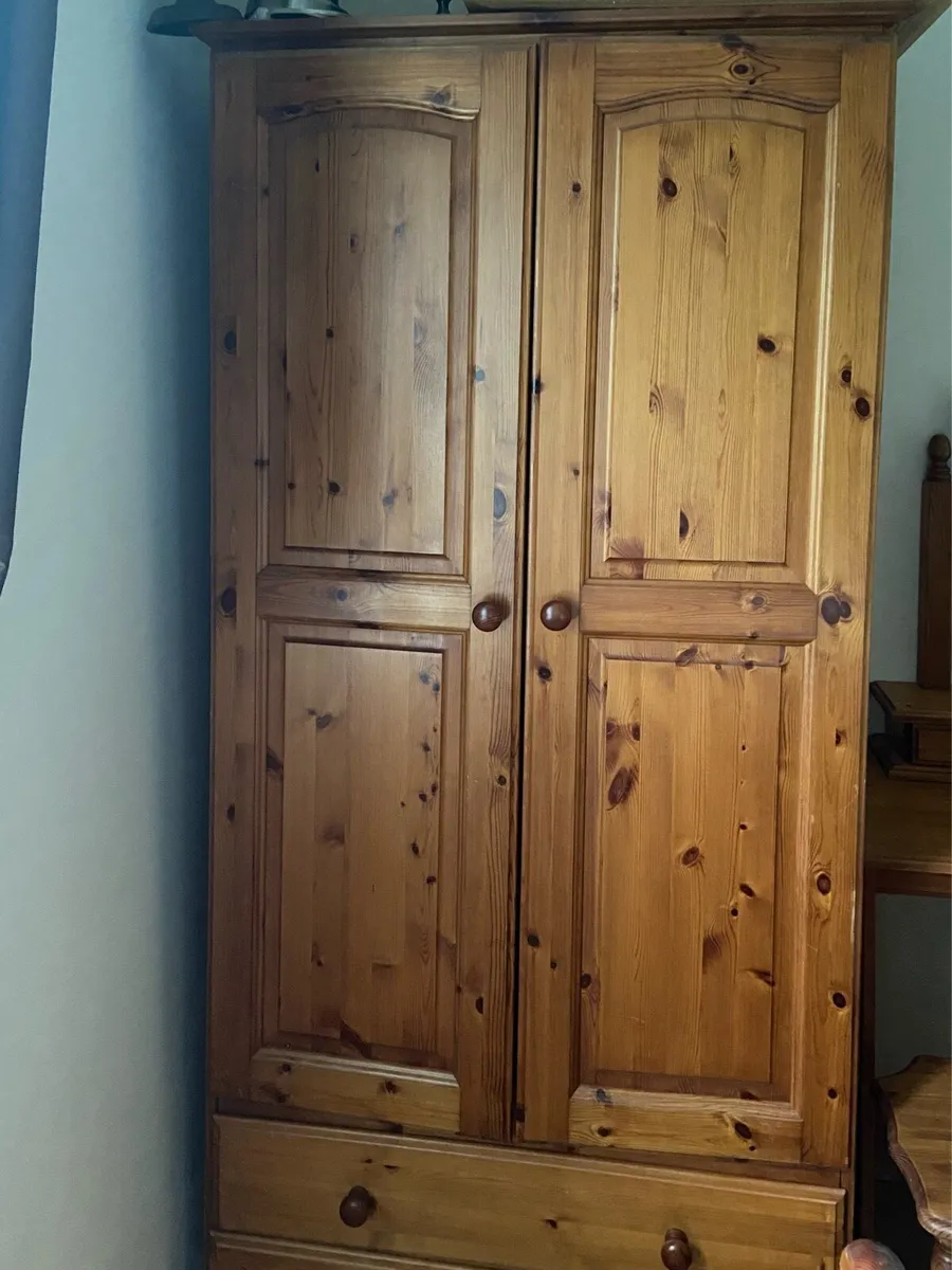 Solid Wood Wardrobe - Image 1