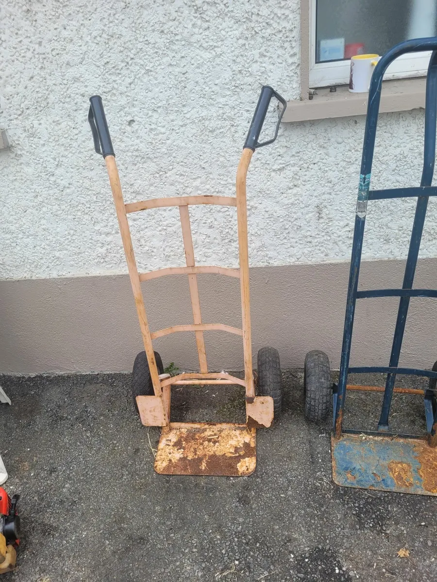 Hand carts all working fine price too sell - Image 2