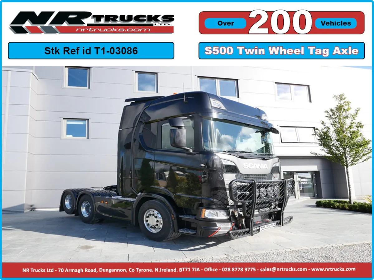 Scania S500 N/G Highline  6x2 Tag Auto gearbox - Image 1