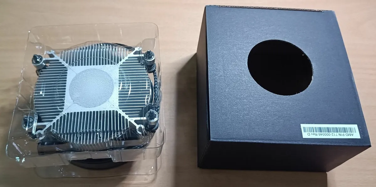AMD AM4 Original NEW Box Cooler with Termal Paste - Image 2