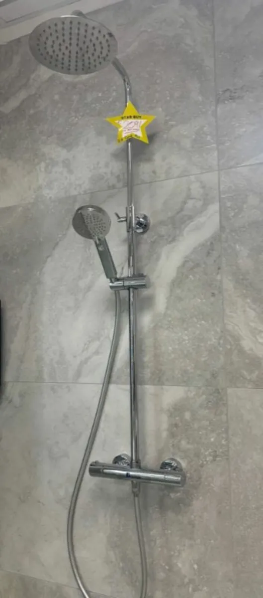 Bathshack - Premium Quality Chrome Rain Shower Kit - Image 2