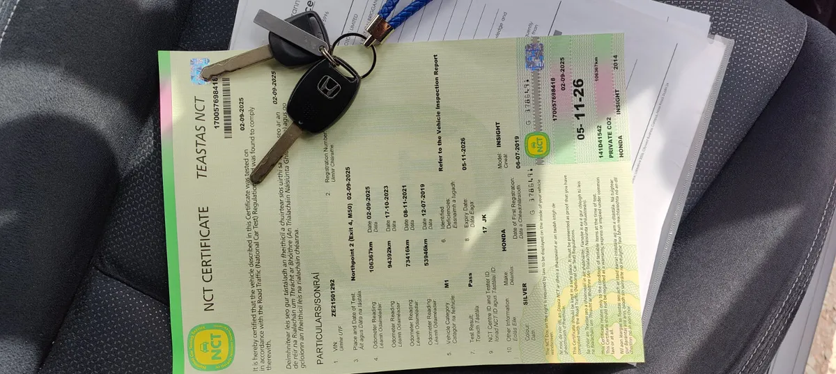 2014 Honda Insight 1.3 Petrol Hybrid Automatic NCT - Image 2
